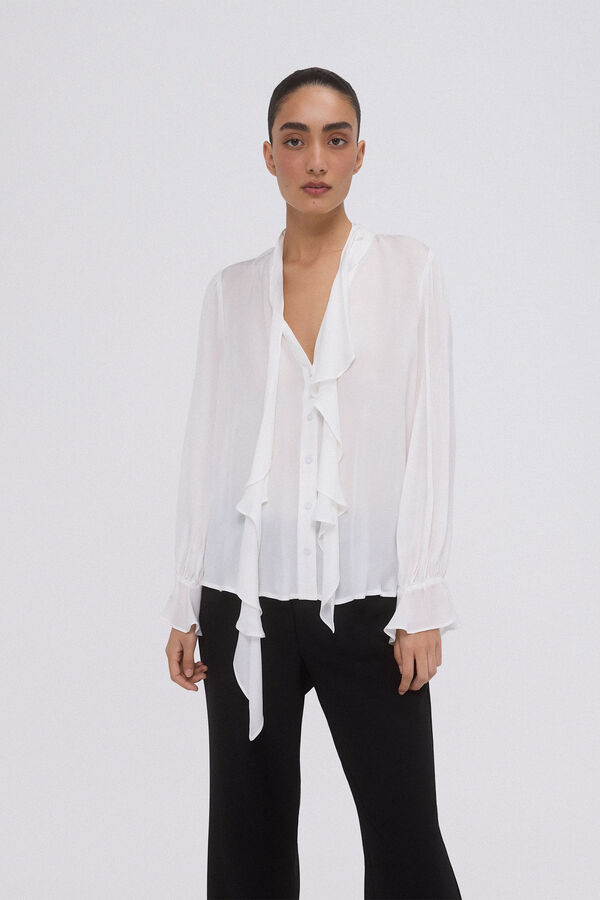 Pedro del Hierro Flowing romantic blouse White