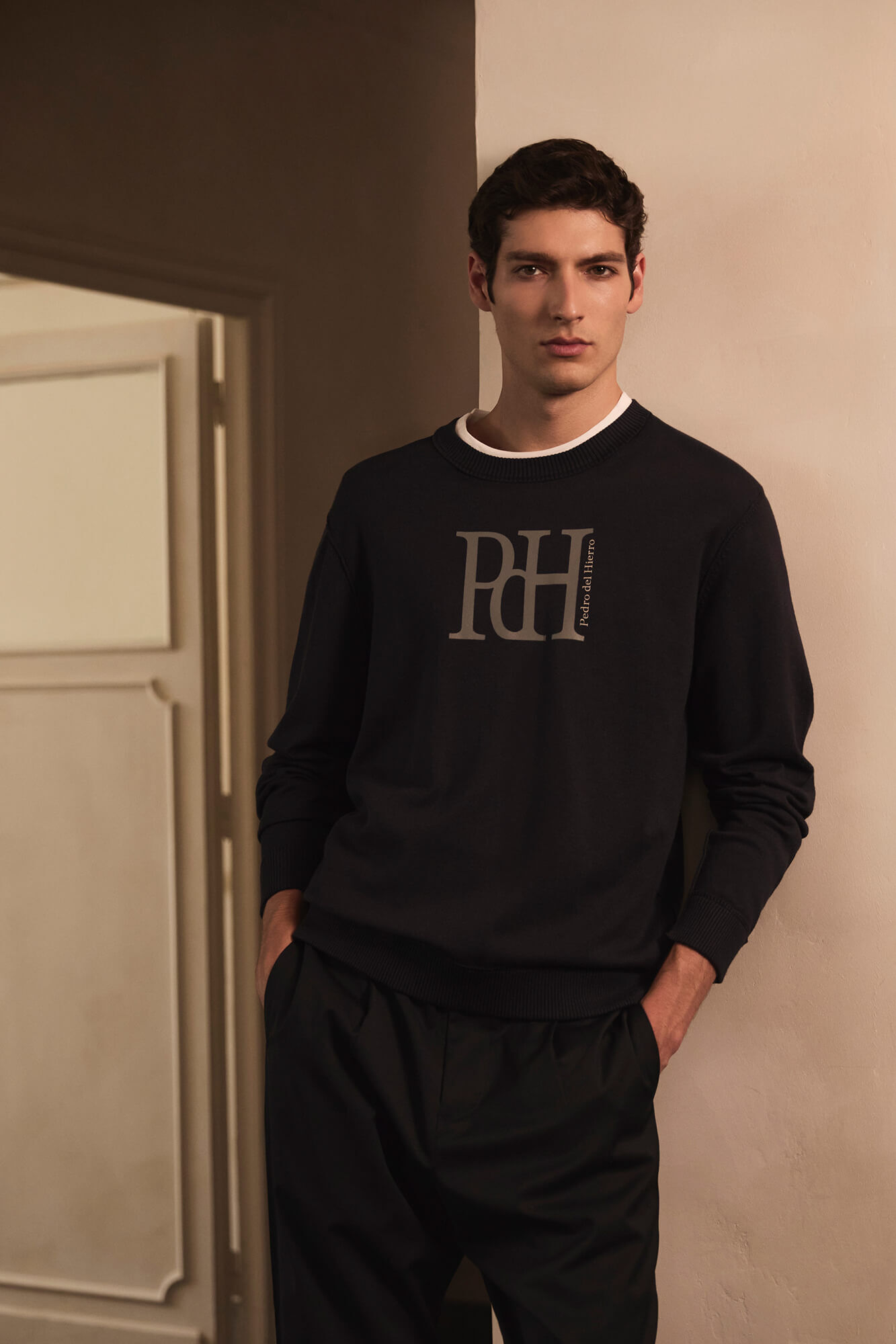 Pedro del Hierro Jersey punto fino big logo