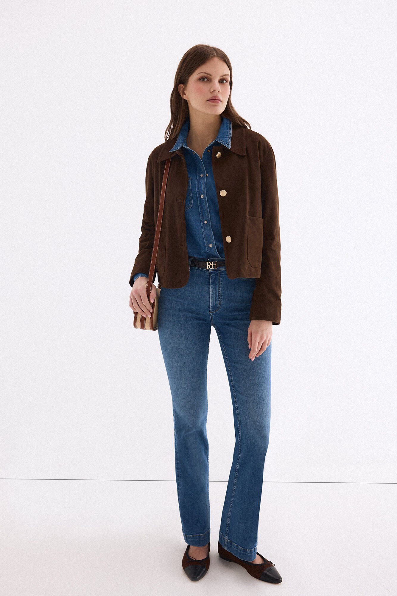 Pedro del Hierro Denim short shirt