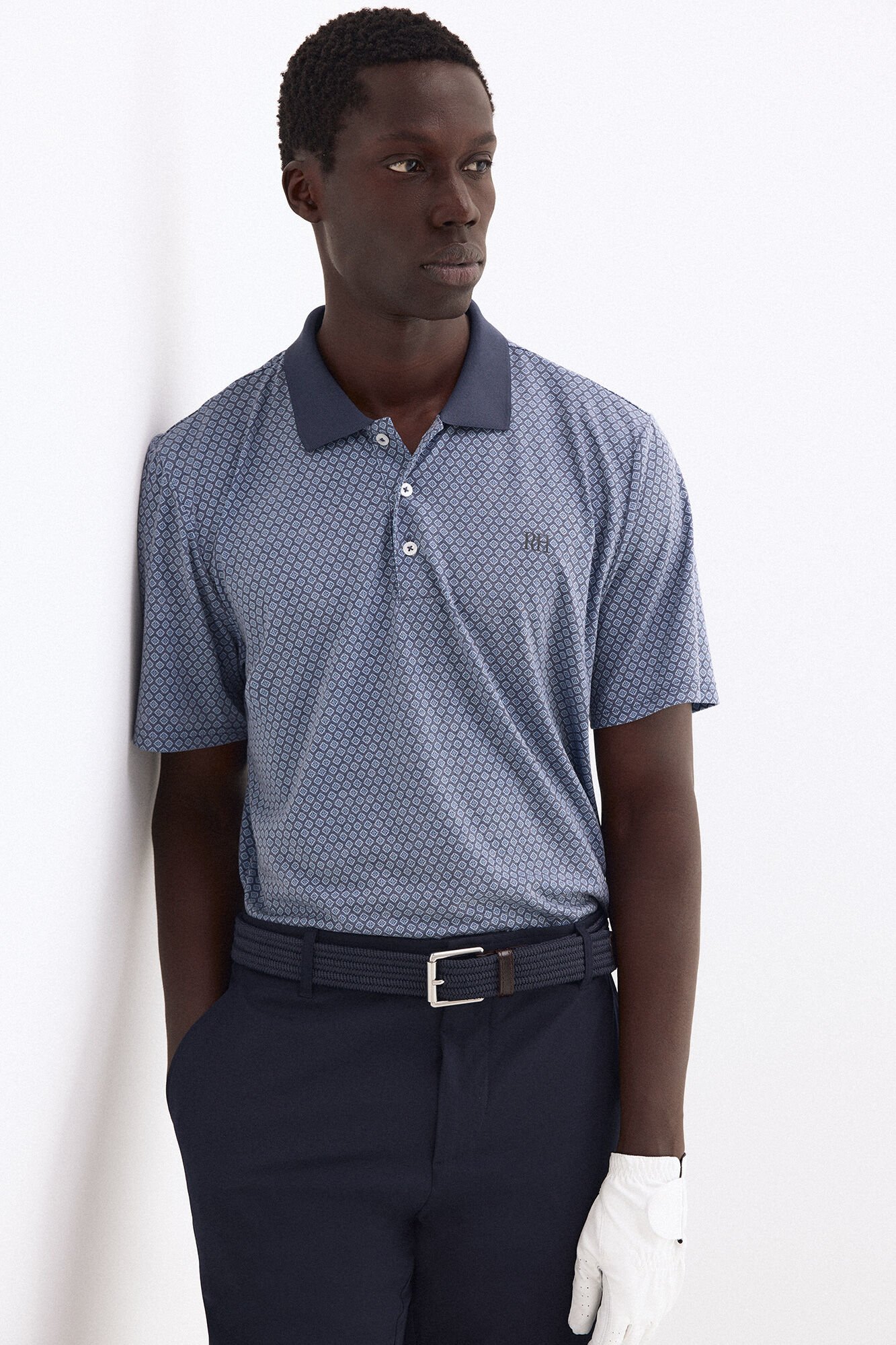 Pedro del Hierro Golf print polo shirt