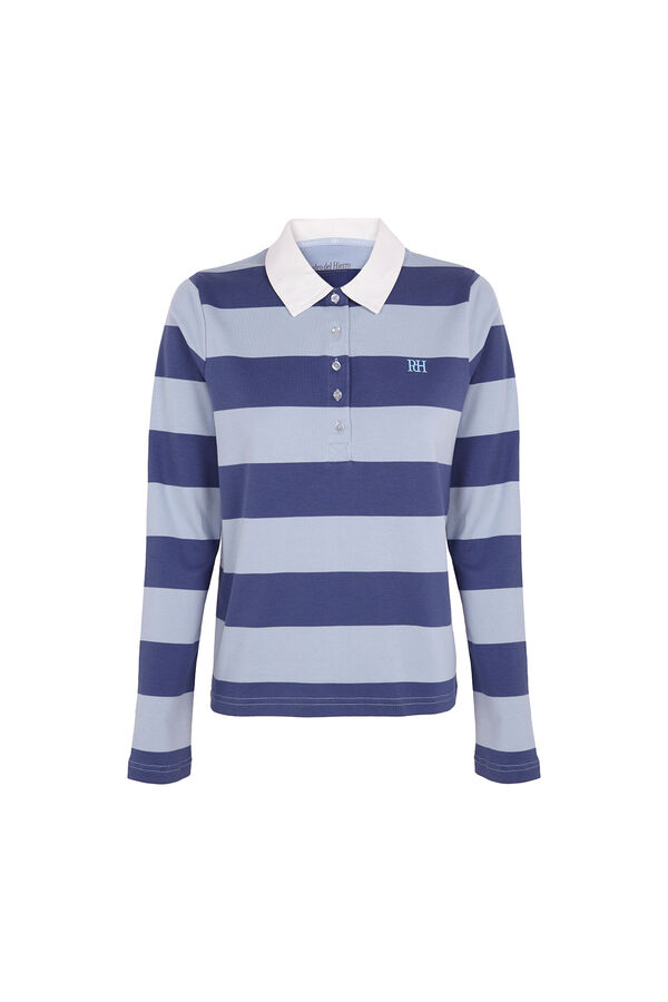 Pedro del Hierro Polo manga larga golf Azul