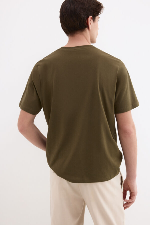 Pedro del Hierro Logo T-shirt Green