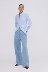 Pedro del Hierro Wide leg full length jeans Blue