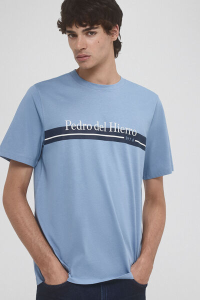 Pedro del Hierro T-shirt logo Azul