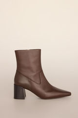 Pedro del Hierro Nappa leather heeled boot Brown