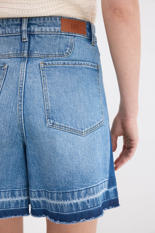 Pedro del Hierro Denim shorts Blue