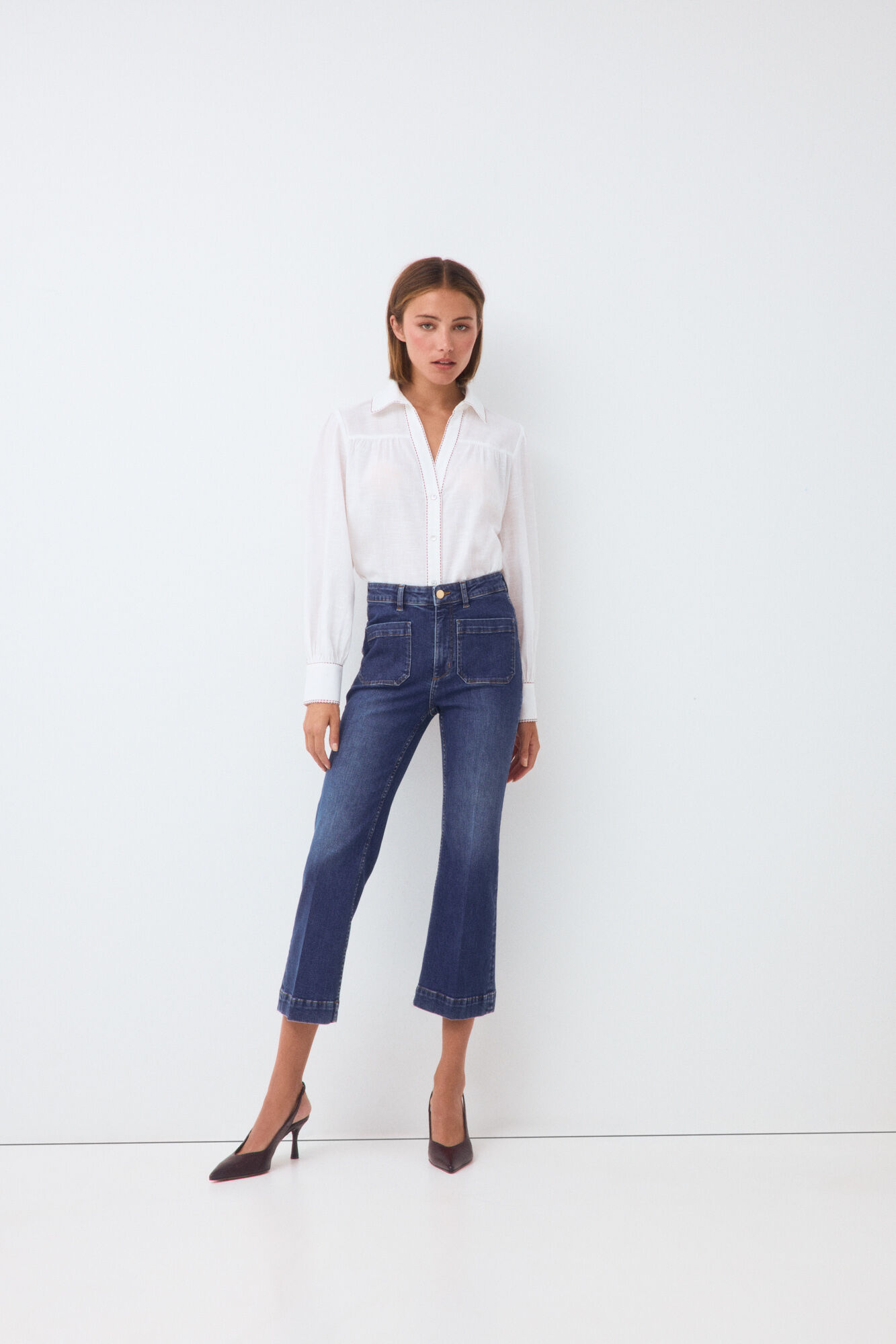 Pedro del Hierro Capri push up flare jeans