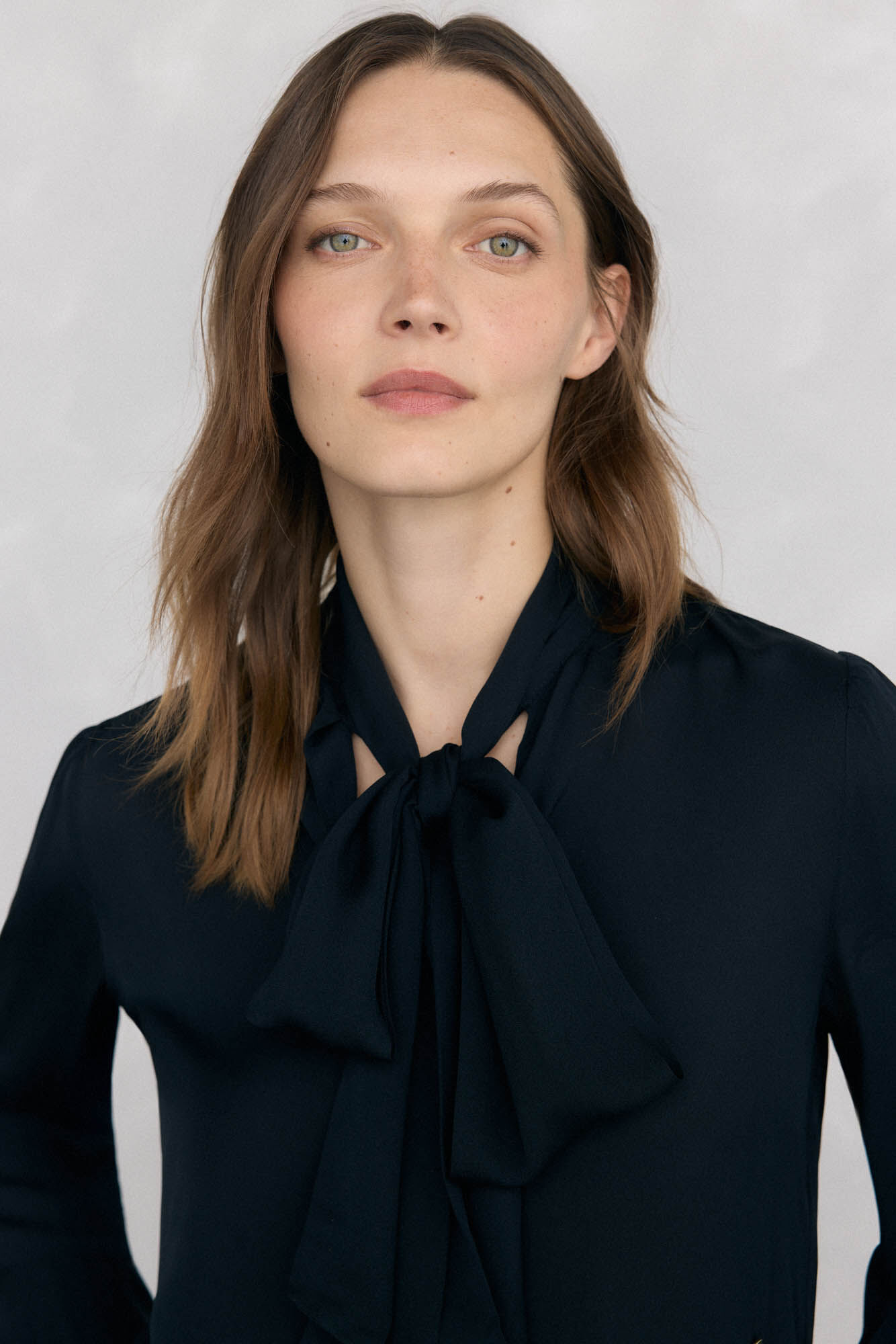 Pedro del Hierro Ruffled blouse with bow