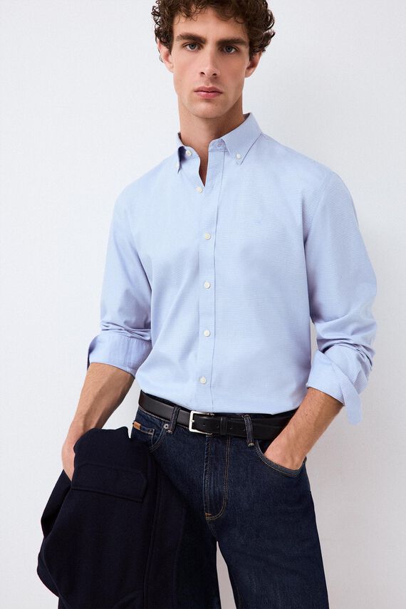 Camisa micro pata de gallo