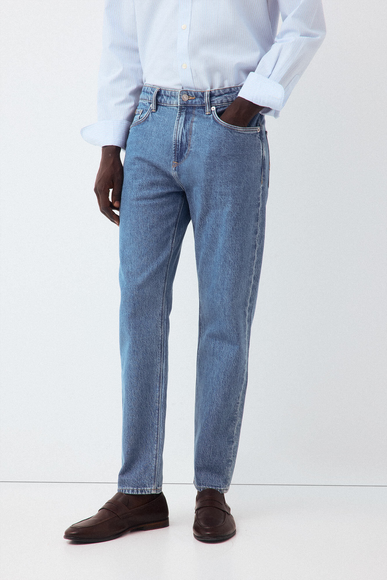 Pedro del Hierro Cal&ccedil;as jeans slim tapered fit