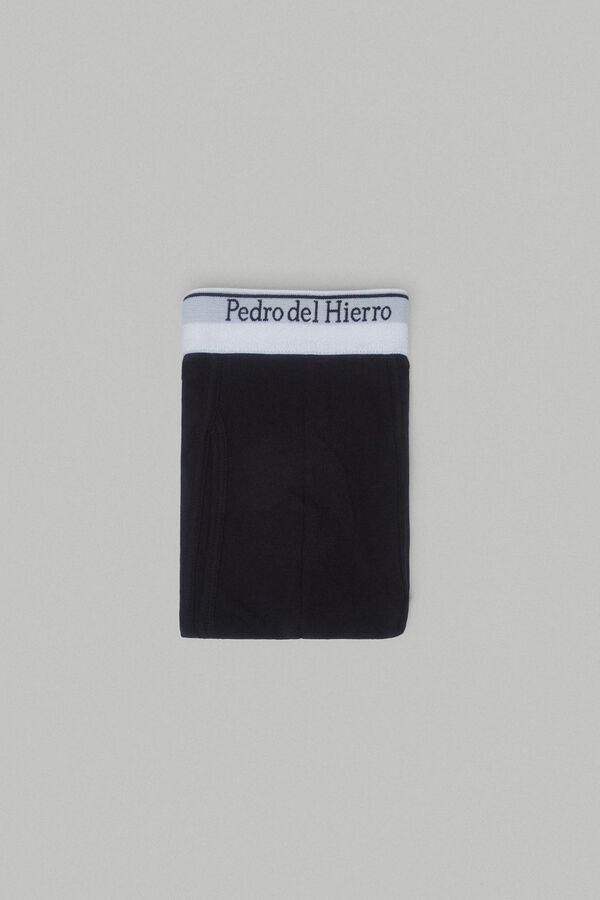Pedro del Hierro Plain jersey-knit boxers Black