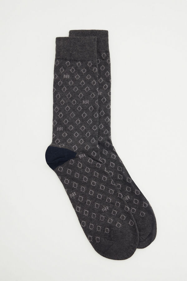 Pedro del Hierro Logo sport sock Grey