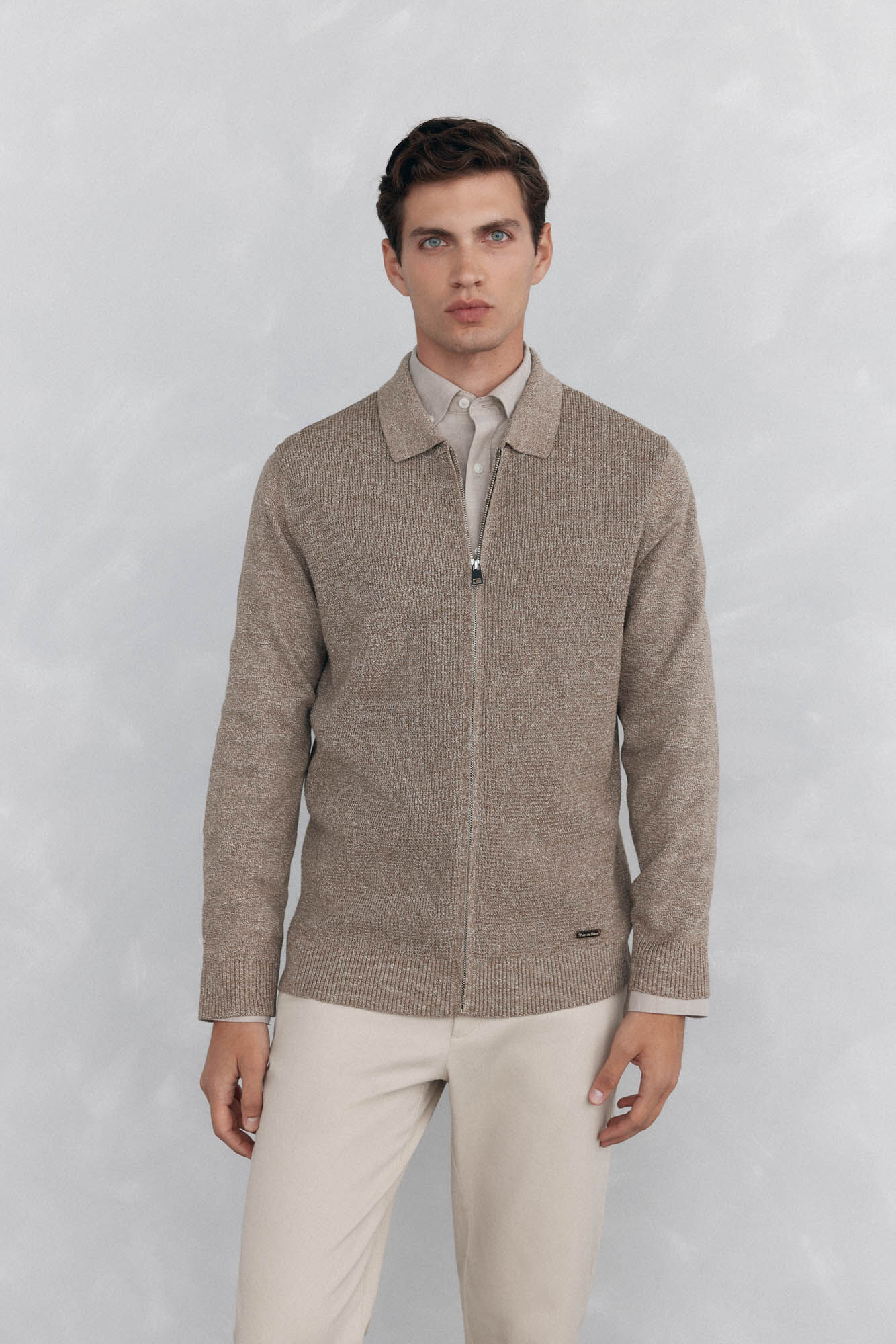 Pedro del Hierro C&aacute;rdigan torzal cremallera