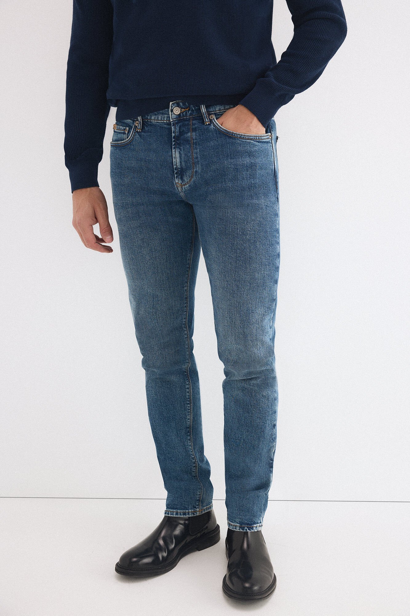 Pedro del Hierro Pantal&oacute;n vaquero slim fit