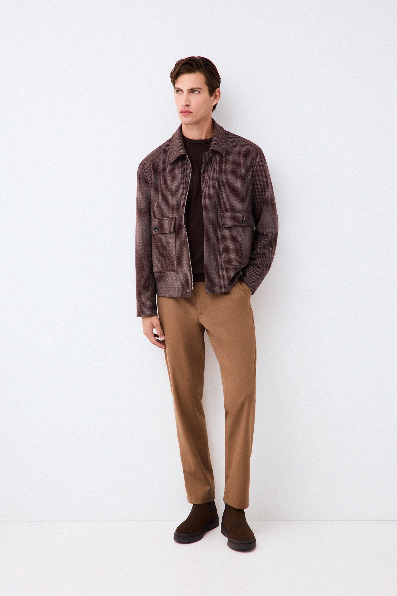 Pedro del Hierro Tapered elasticated trousers