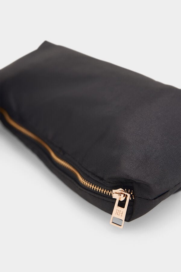 Pedro del Hierro Braided shoulder bag Black