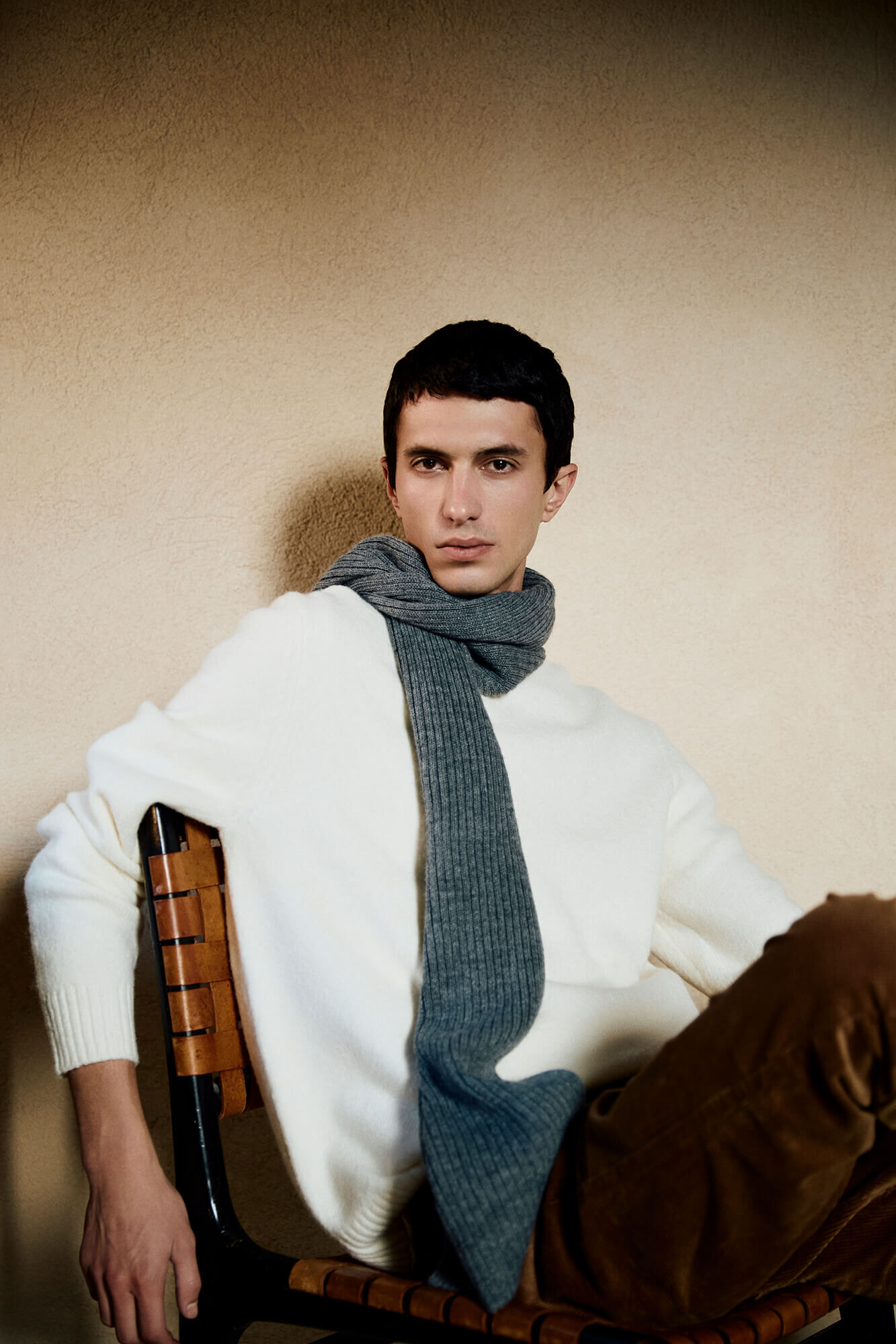 Pedro del Hierro Jersey-knit scarf
