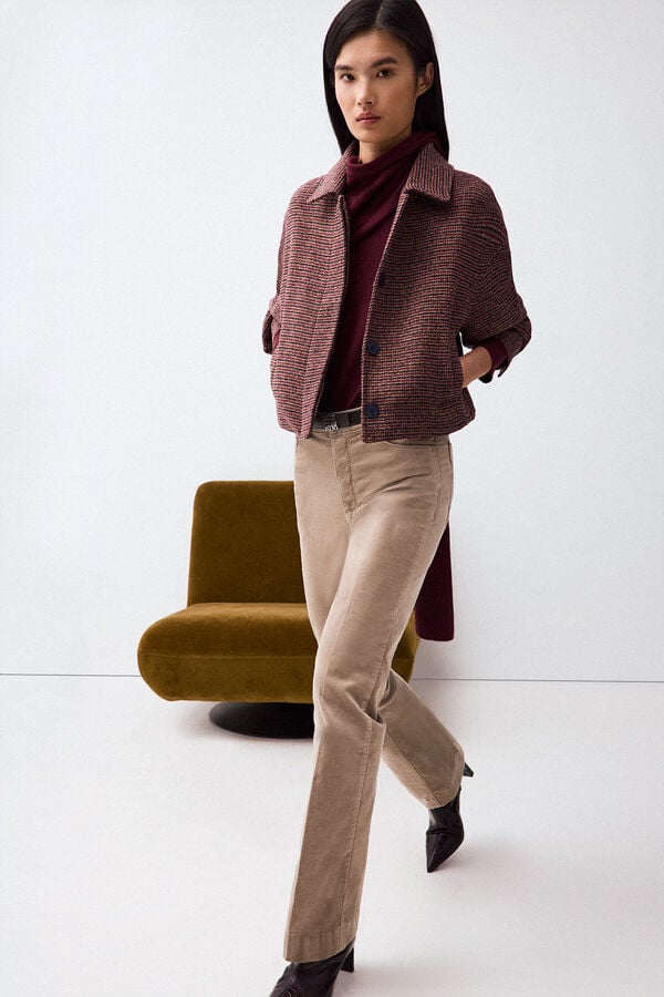 Pedro del Hierro Fantasy fabric jacket Red