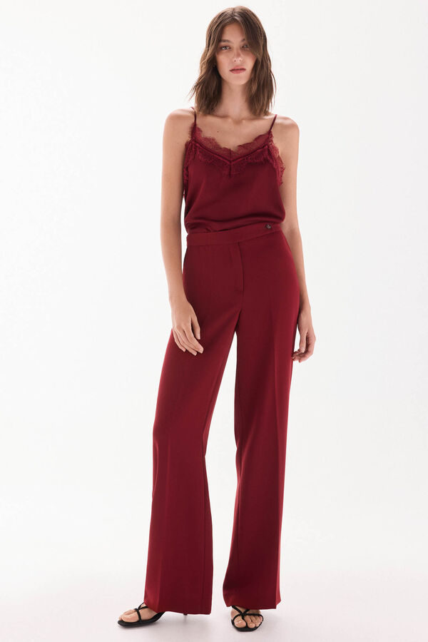 TFP by Tamara Falcó Vest top Burgundy