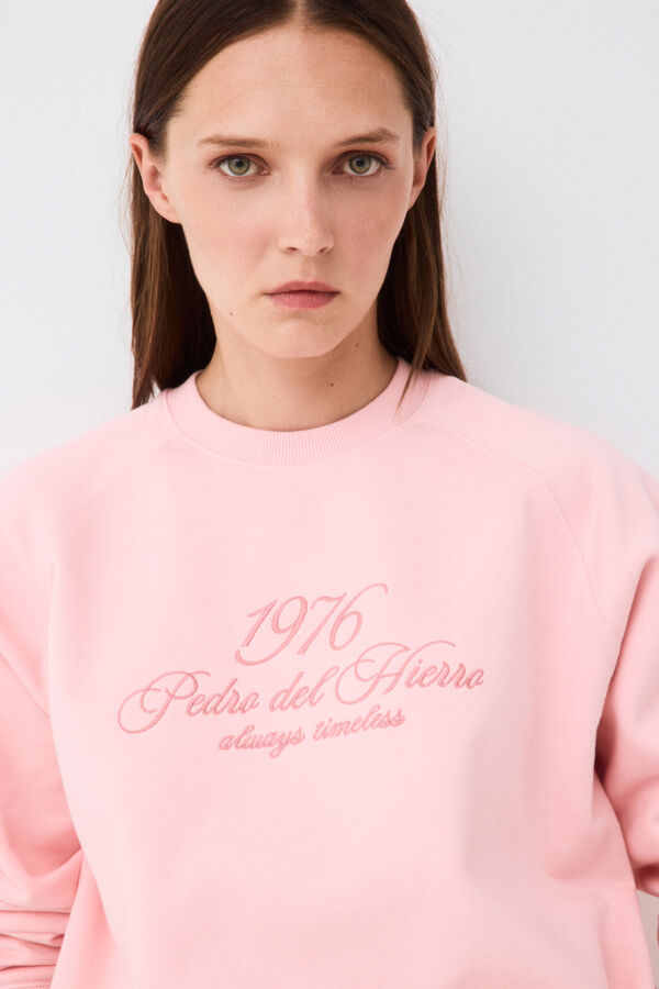 Pedro del Hierro Logo sweatshirt Pink