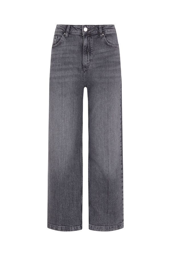 TFP by Tamara Falc&oacute; Wide-leg cropped jeans Grey