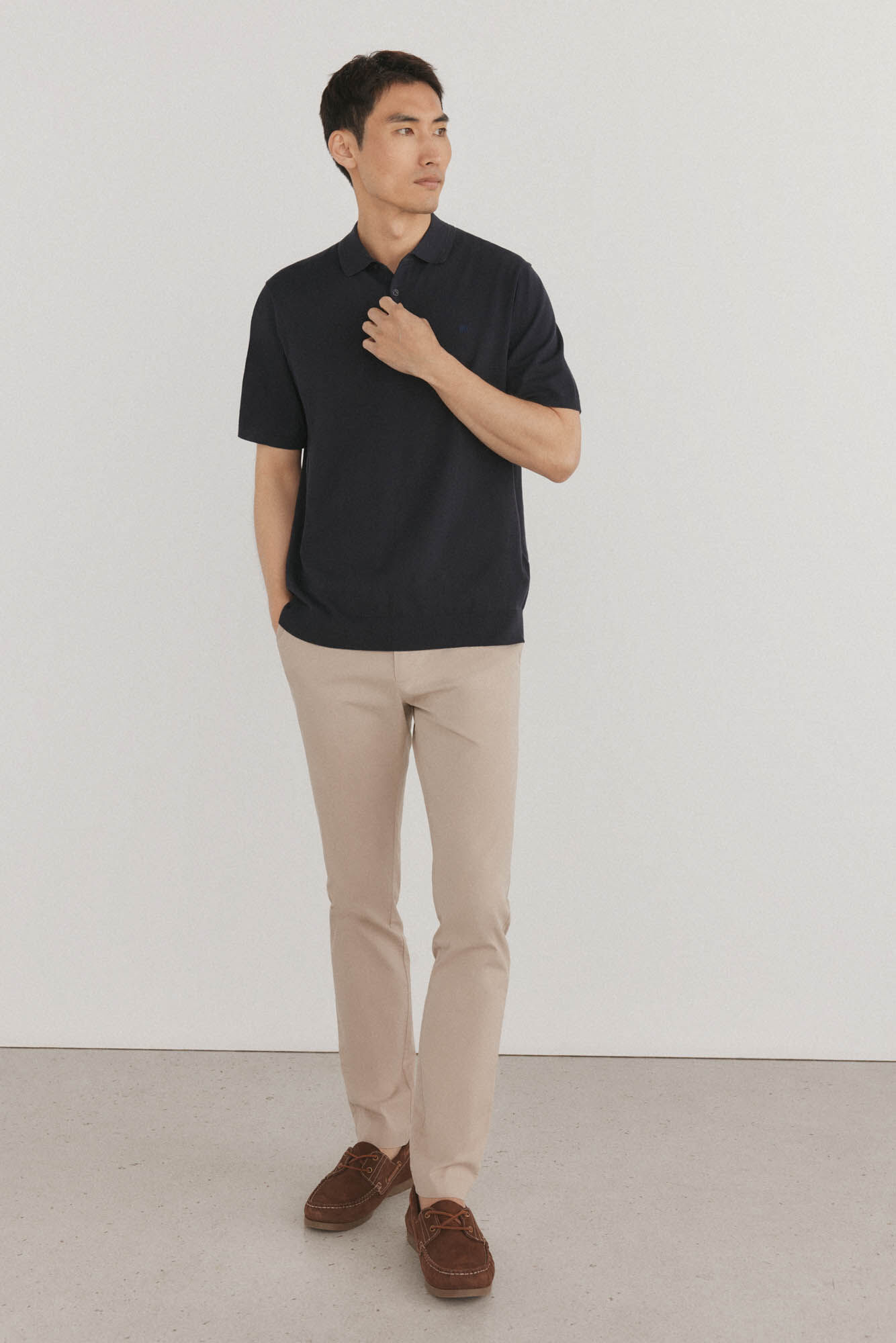 Pedro del Hierro Premium short sleeve cotton polo shirt jersey