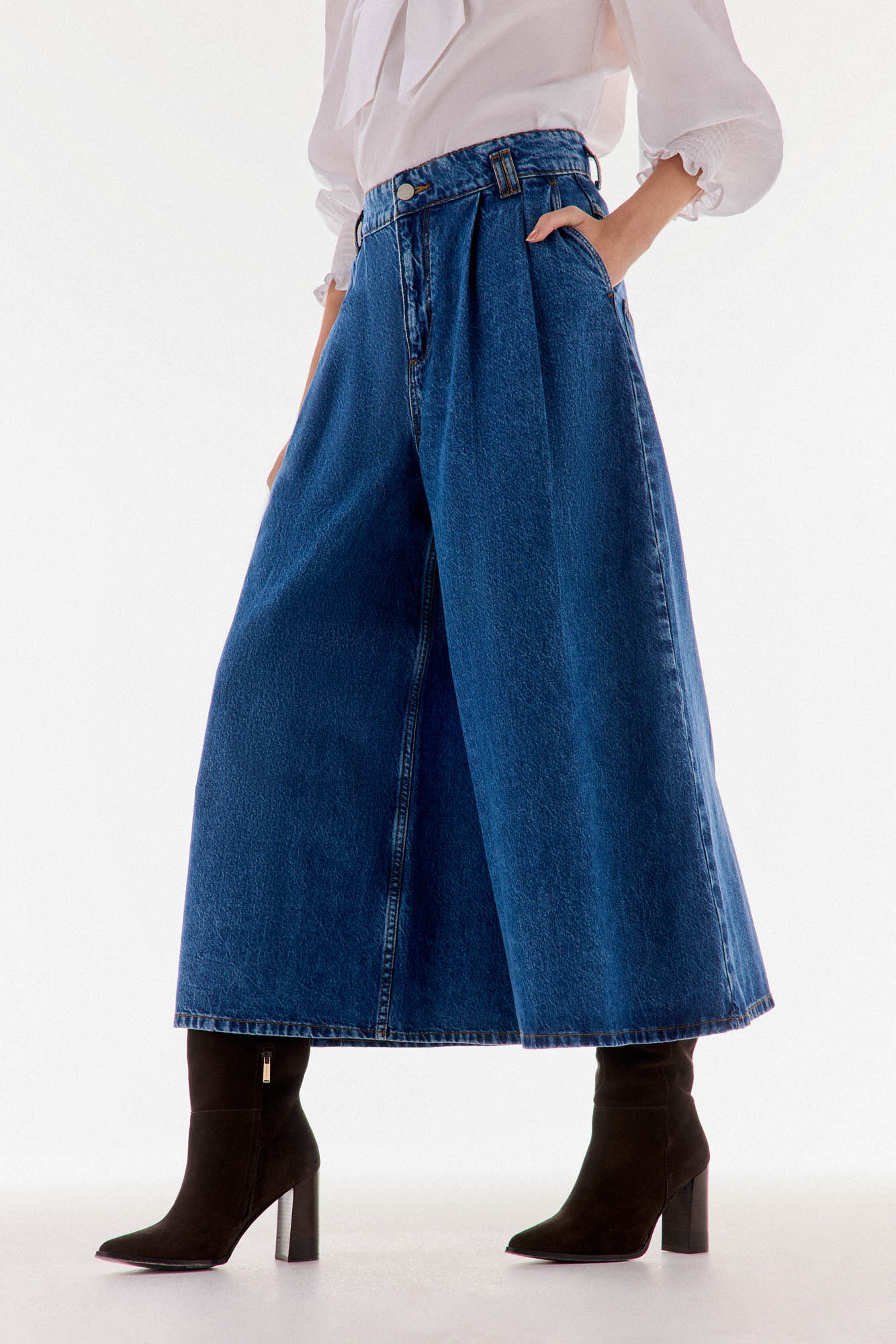 TFP by Tamara Falc&oacute; Super wide-leg jeans