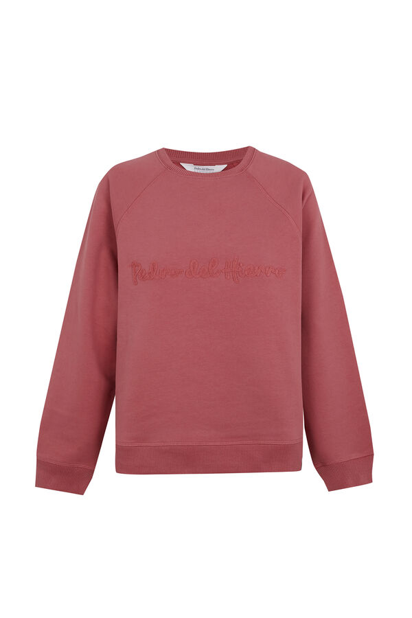 Pedro del Hierro Spanish cotton sweatshirt Pink