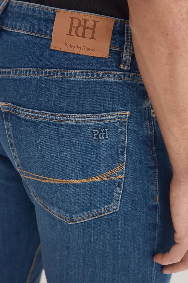 Pedro del Hierro Pantal&oacute;n vaquero ligero slim fit Azul