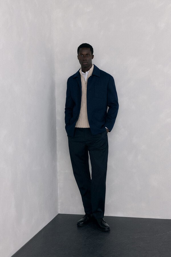 Pedro del Hierro Trucker neck jumper Beige