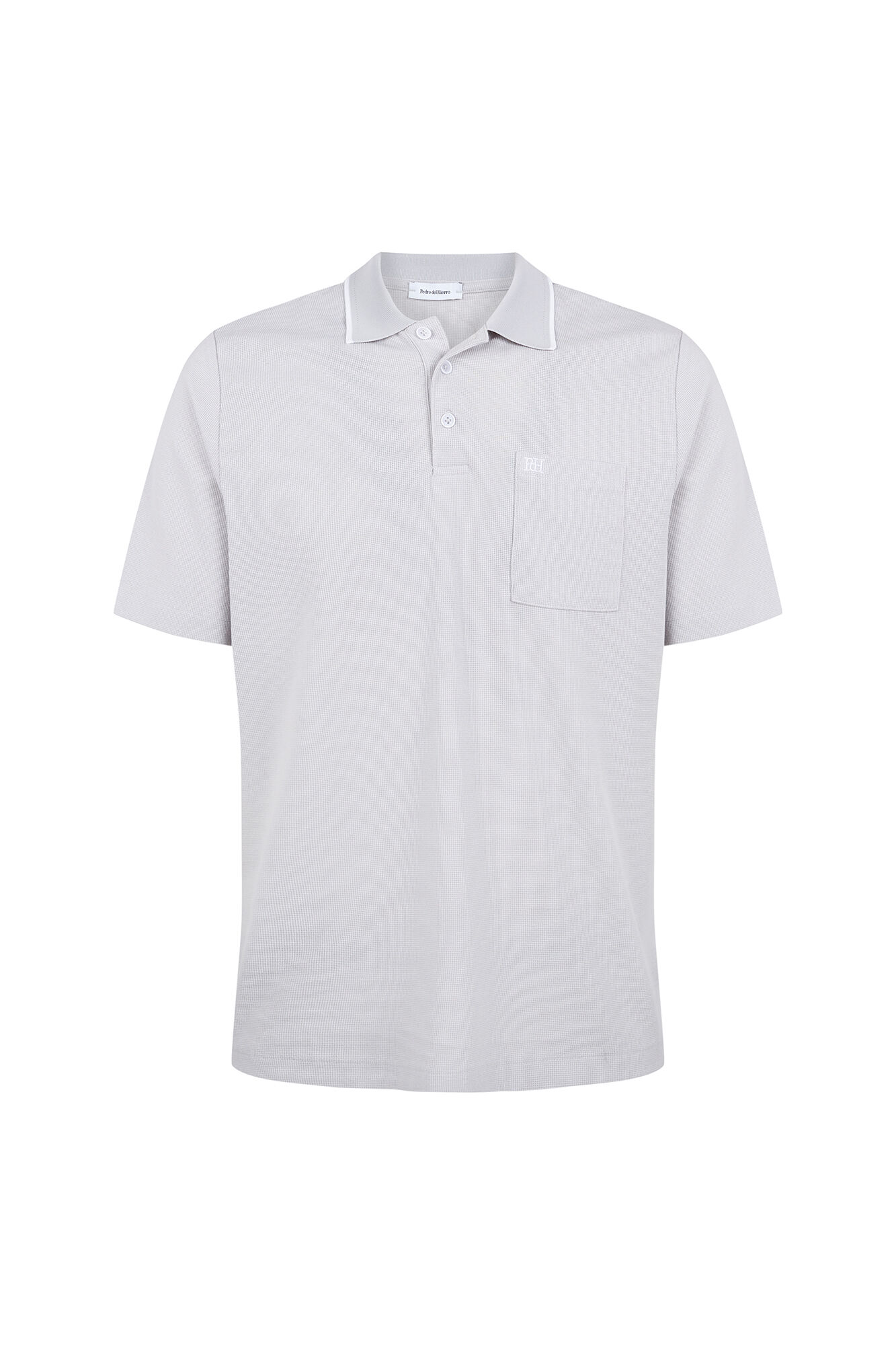 Pedro del Hierro Textured polo shirt
