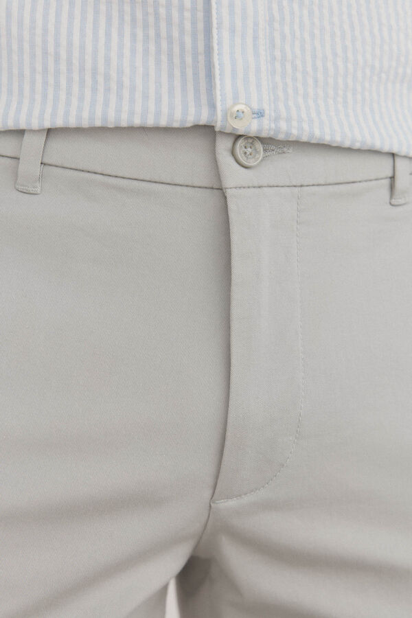 Pedro del Hierro Premium Flex chino-style Bermuda shorts  Green