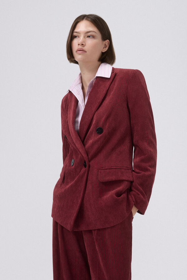 Pedro del Hierro Corduroy blazer Pink