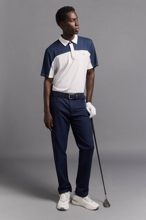 Pedro del Hierro Long 5-pocket golf pants Blue