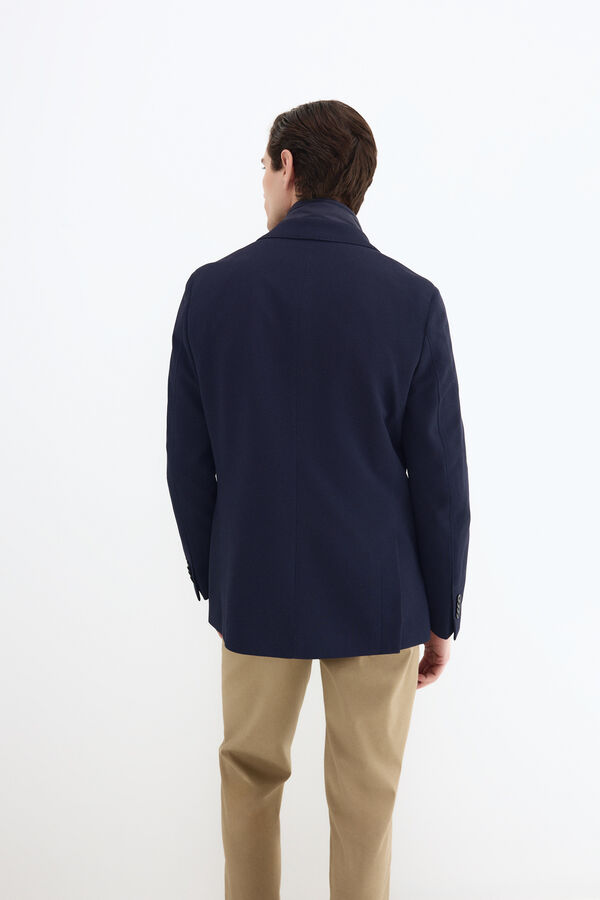 Pedro del Hierro Jersey-knit with lining blazer Blue