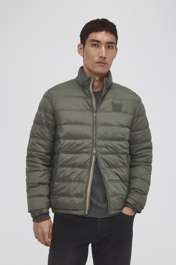 Pedro del Hierro Blusão ultraleve impermeável Verde