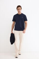 Pedro del Hierro Basic T-shirt Blue