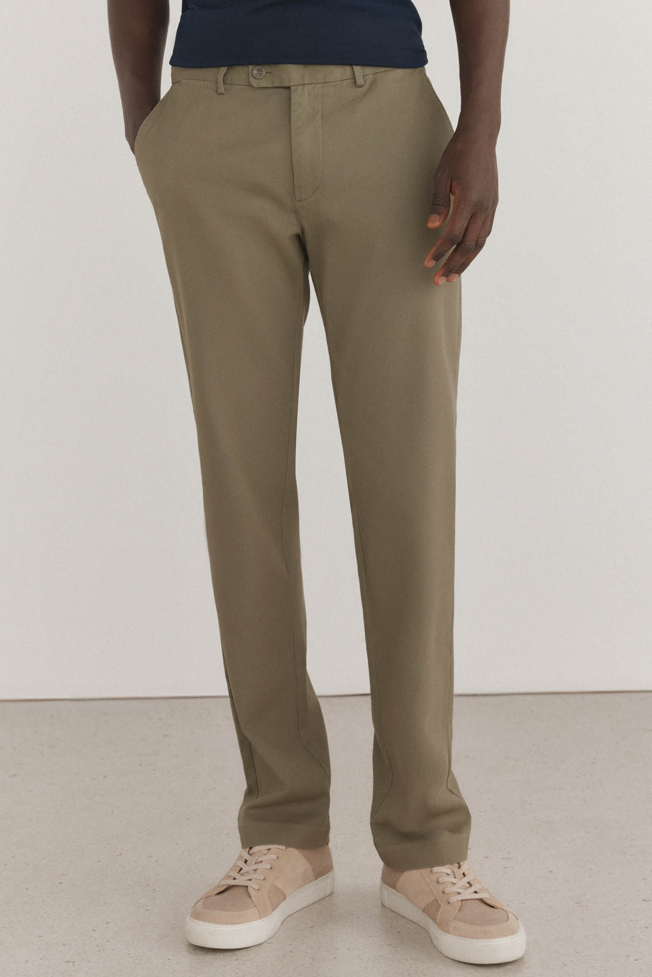Pedro del Hierro Chino regular fit texture