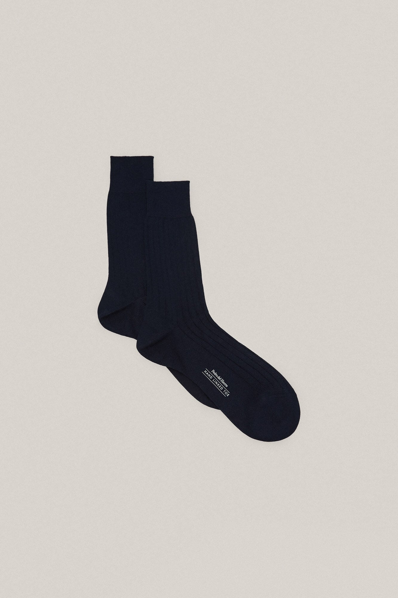 Pedro del Hierro Plain ribbed socks