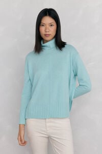 Pedro del Hierro wool neck sweater with center seam