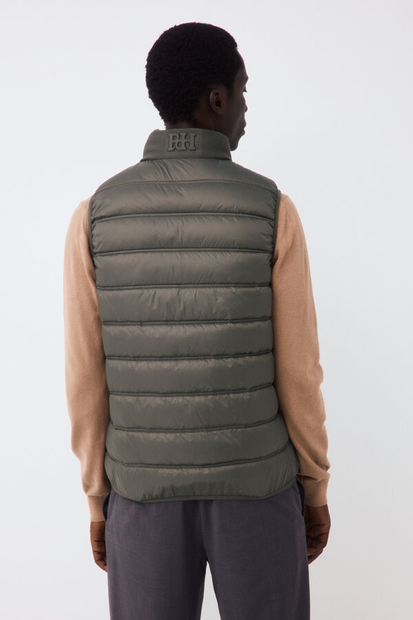 Pedro del Hierro Ultralight puffer gilet Green