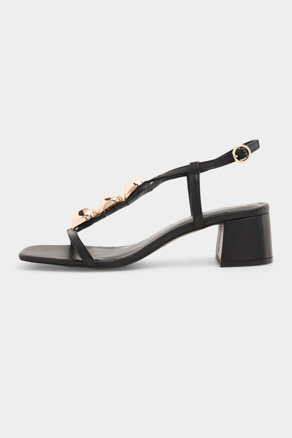 Pedro del Hierro Jewel sandal Black