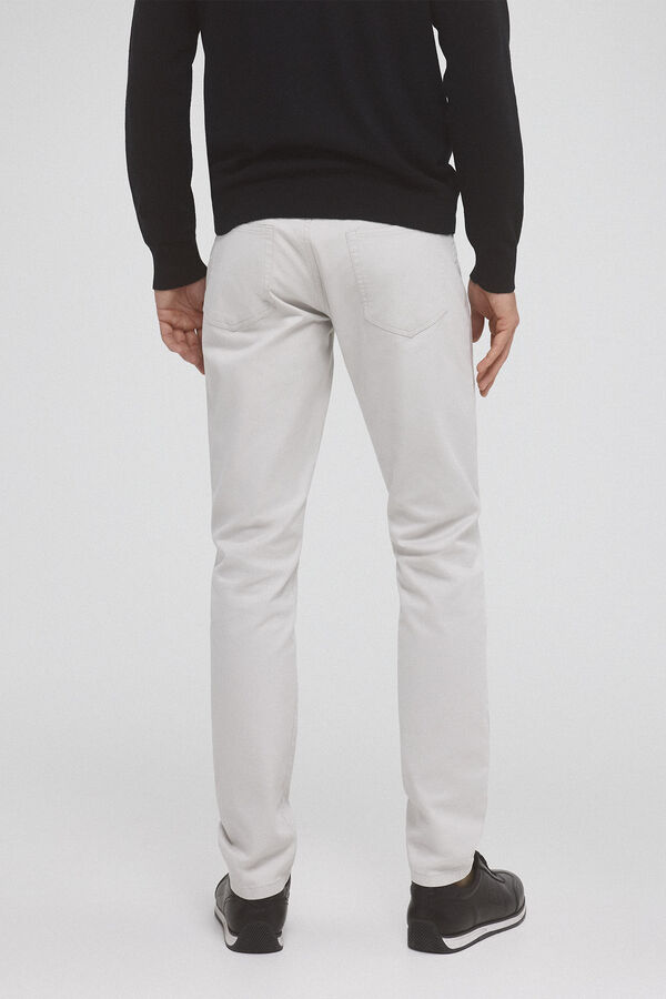 Pedro del Hierro Pantalón 5 bolsillos slim fit Crudo