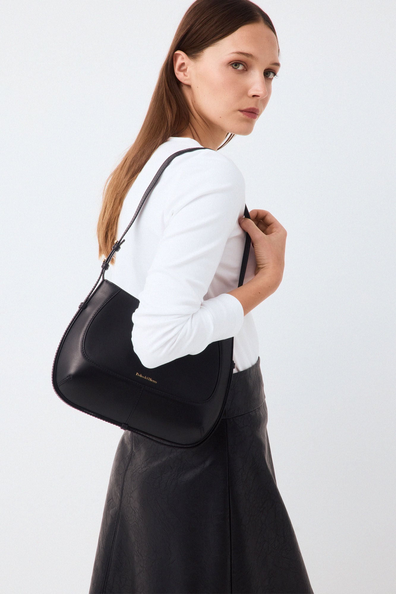 Pedro del Hierro Multiway leather handbag