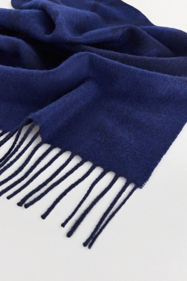 Pedro del Hierro Fabric scarf Blue