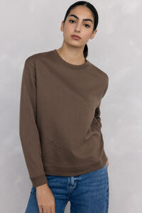 Pedro del Hierro Sudadera detalle beads