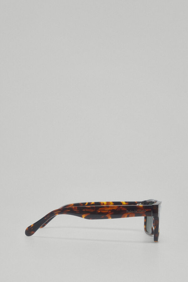 Pedro del Hierro Rectangular plastic glasses Brown