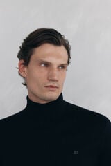 Pedro del Hierro Polo neck jumper Black