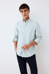 Pedro del Hierro Plain oxford shirt Green
