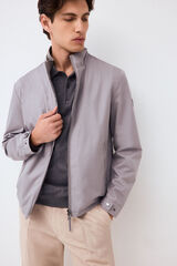 Pedro del Hierro Lightweight technical jacket Grey